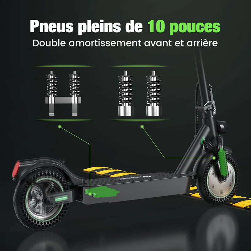S9MAX Trottinette électrique légère pour la ville 500W