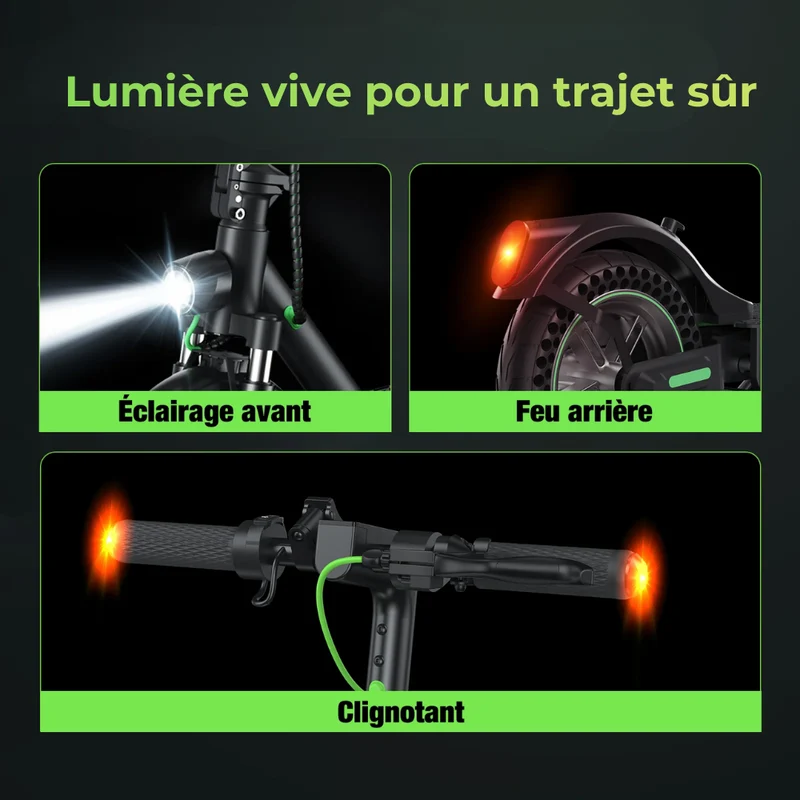 S9MAX Trottinette électrique légère pour la ville 500W