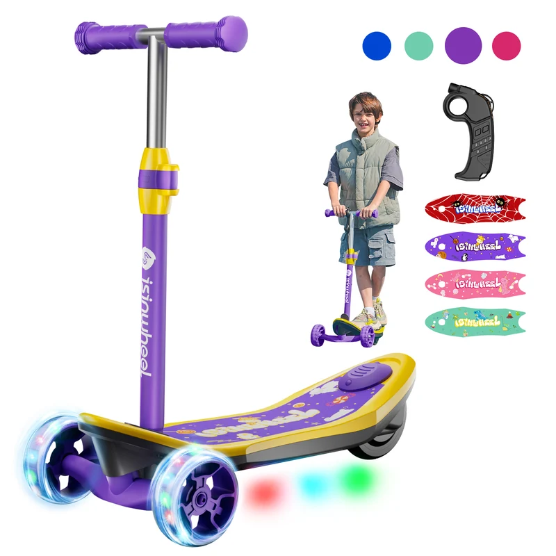 isinwheel MiniSpider Trottinette Électrique Enfant à 3 Roues (2-en-1)