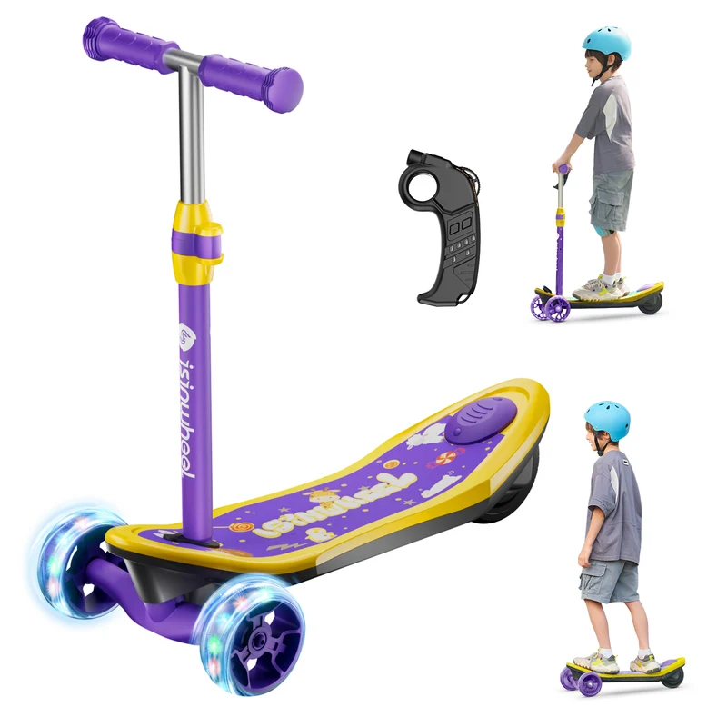isinwheel MiniSpider Trottinette Électrique Enfant à 3 Roues (2-en-1)