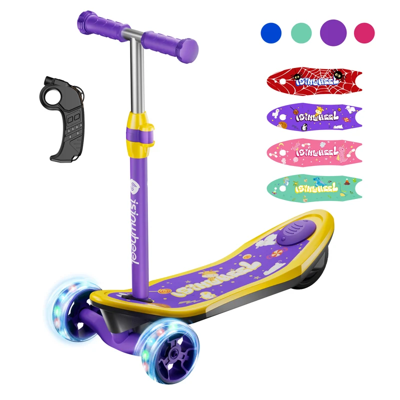 isinwheel MiniSpider Trottinette Électrique Enfant à 3 Roues (2-en-1)