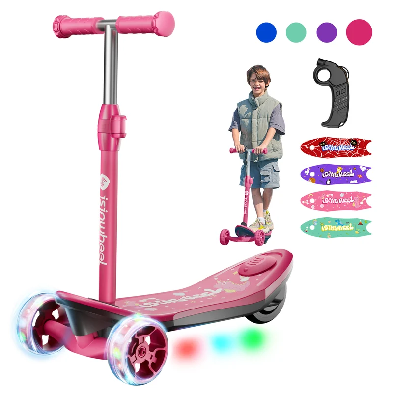 isinwheel MiniSpider Trottinette Électrique Enfant à 3 Roues (2-en-1)