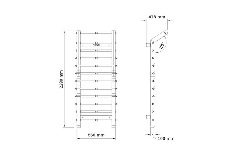 SCALA™ ADVANCE PLUS - Fitness Wall Bar