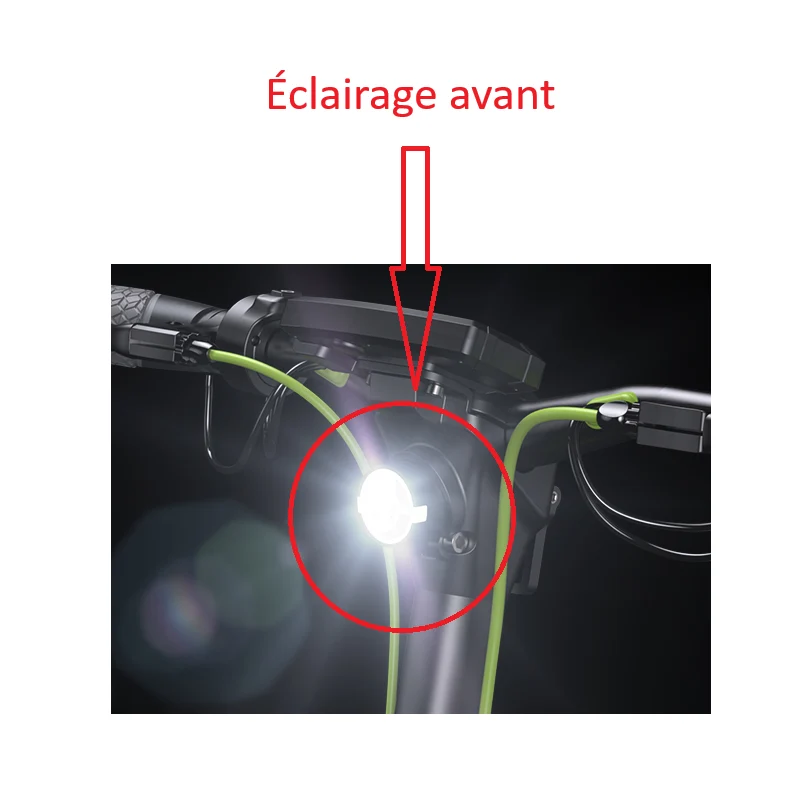 Éclairage avant pour trottinette électrique S10MAX
