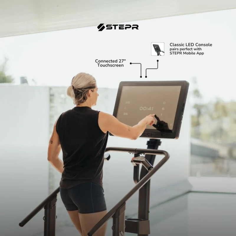 STEPR+ Stair Climber Connected 27" HD Touchscreen