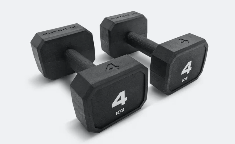 Physical RBX Studio Rubber Dumbbells