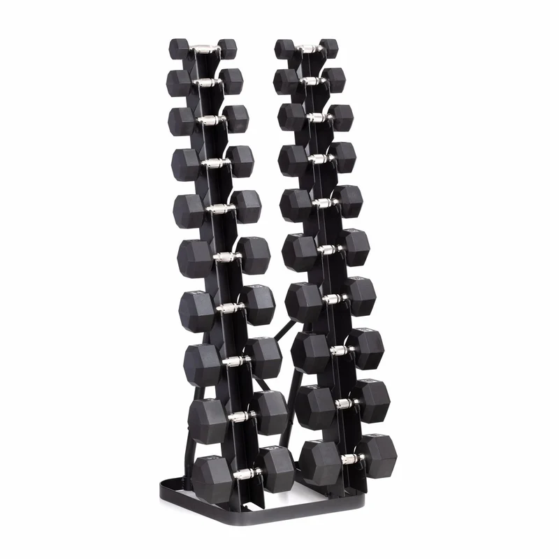 Hampton Vertical Twin Tower Dumbbell Rack | 10 Pairs