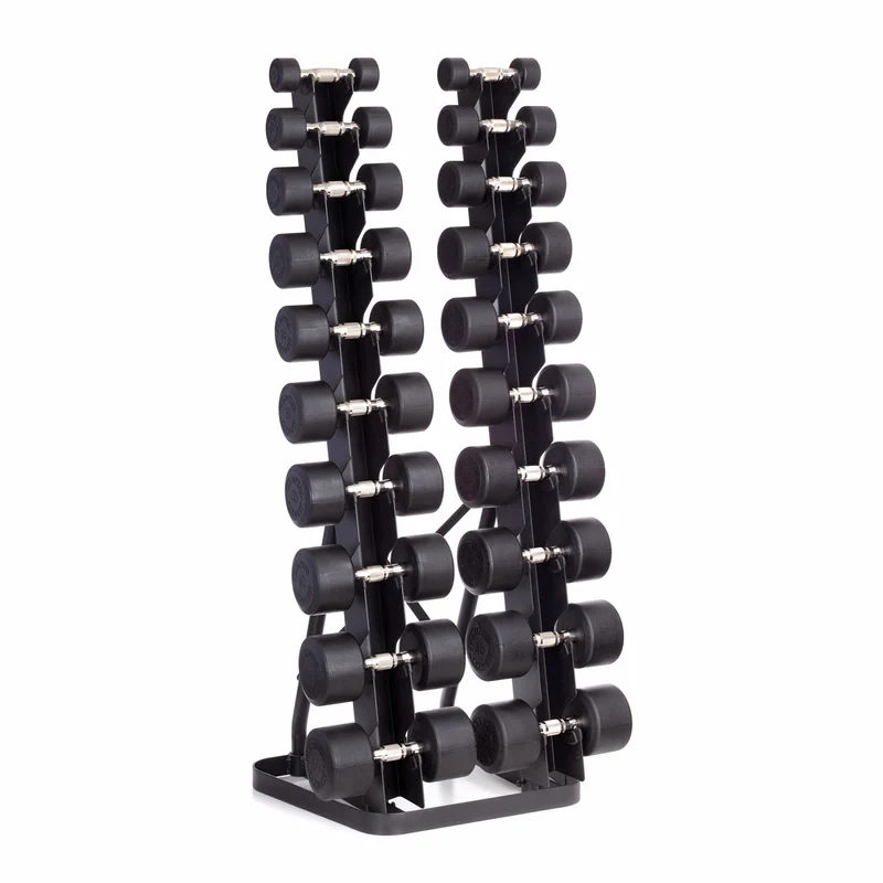 Hampton Vertical Twin Tower Dumbbell Rack | 10 Pairs