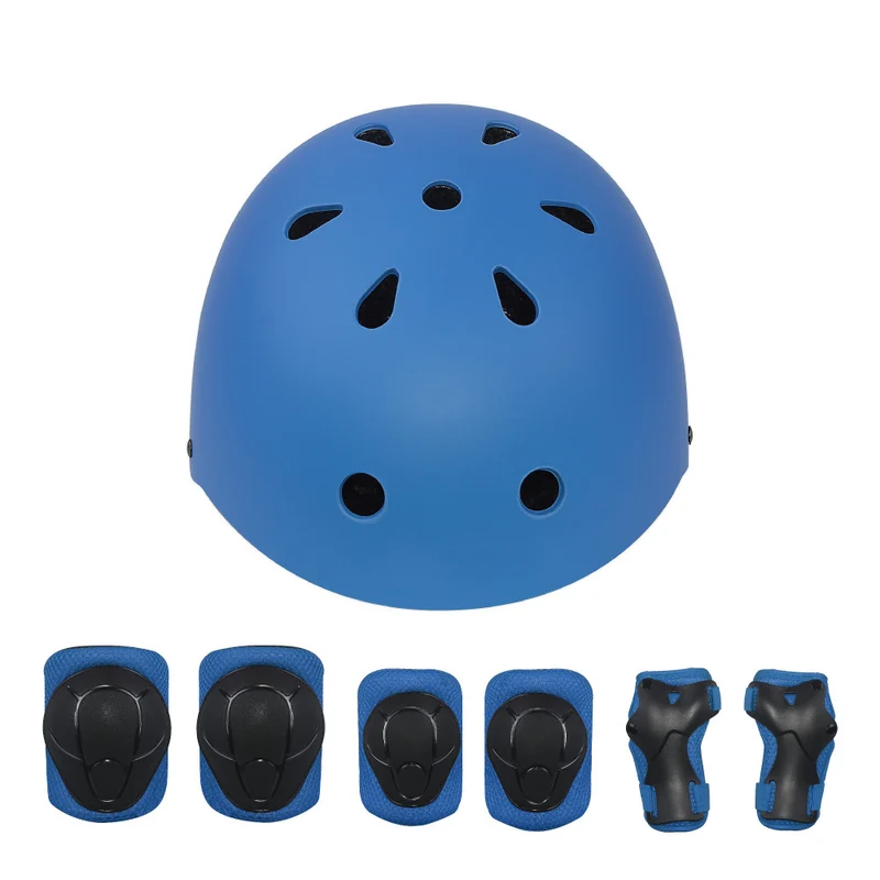 Casque Classique Élégant pour Enfants Bleu