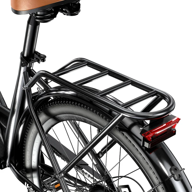 isinwheel UCityS Vélo électrique à cadre bas, batterie amovible, 88 km d’autonomie
