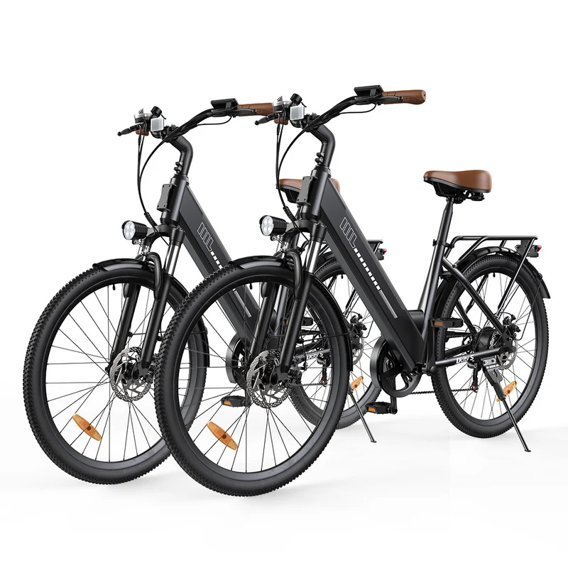 isinwheel UCityS Vélo électrique à cadre bas, batterie amovible, 88 km d’autonomie