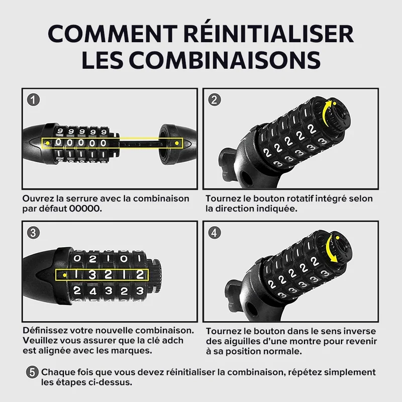 Antivol isinwheel® pour scooter ou vélo électrique + support de téléphone