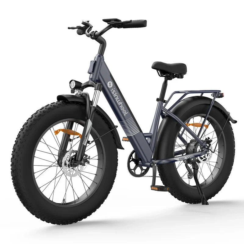 Fat Bike M60 Puissant : Pneus Tout-Terrain, 105km d'Autonomie & Batterie Amovible