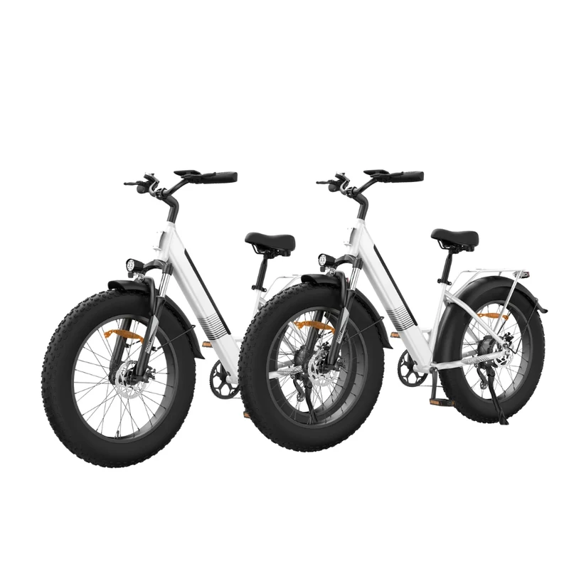 Fat Bike M60 Puissant : Pneus Tout-Terrain, 105km d'Autonomie & Batterie Amovible