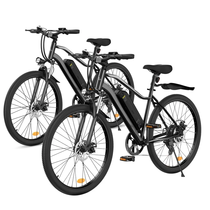 Fat Bike M60 Puissant : Pneus Tout-Terrain, 105km d'Autonomie & Batterie Amovible