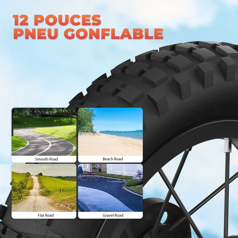 iSinwheel A12/A14 Moto Électrique pour Enfants