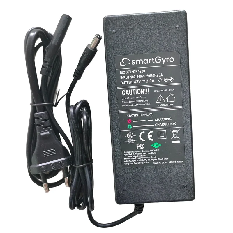 Chargeur avec adaptateur pour trottinette électrique S9MAX