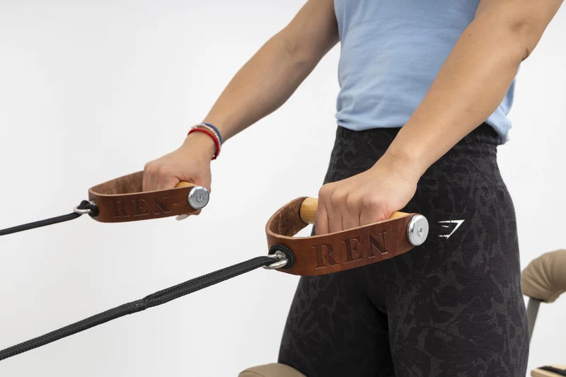Hegren Talma Leather Wood Handles