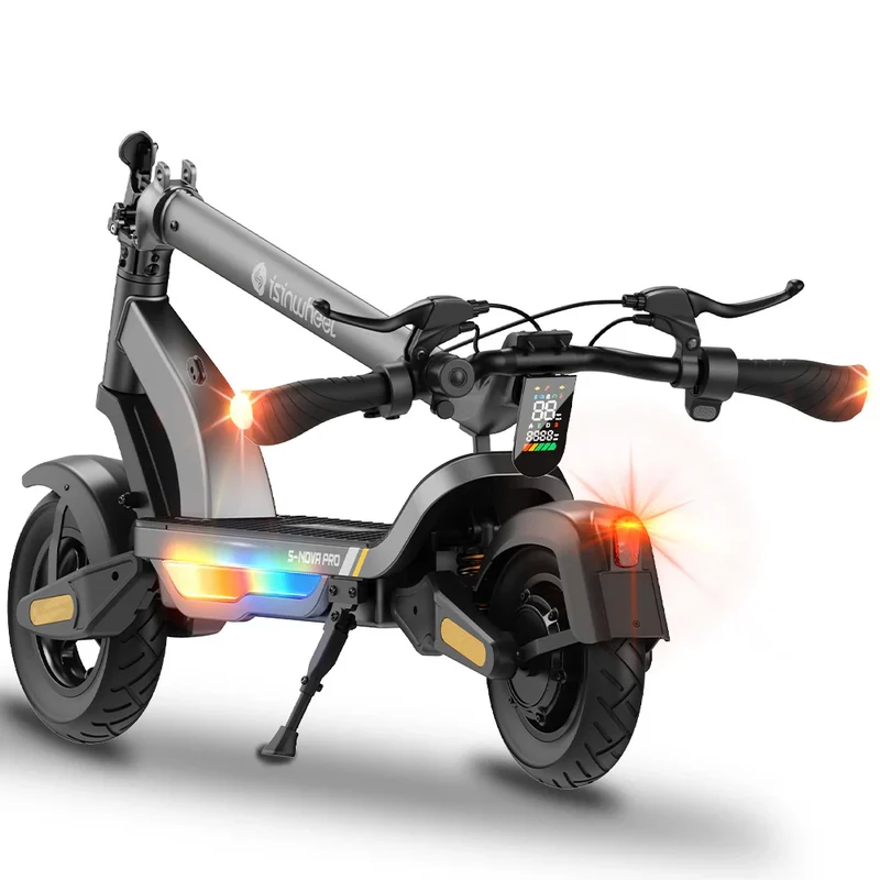 isinwheel® S-NOVA Pro Trottinette électrique tout-terrain 1000W