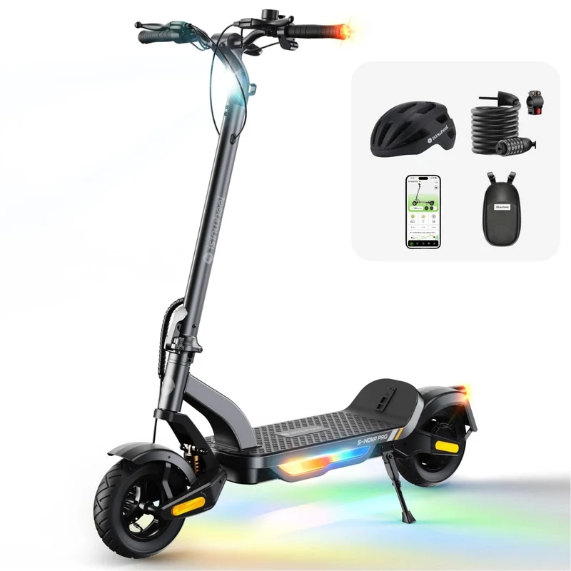 isinwheel® S-NOVA Pro Trottinette électrique tout-terrain 1000W