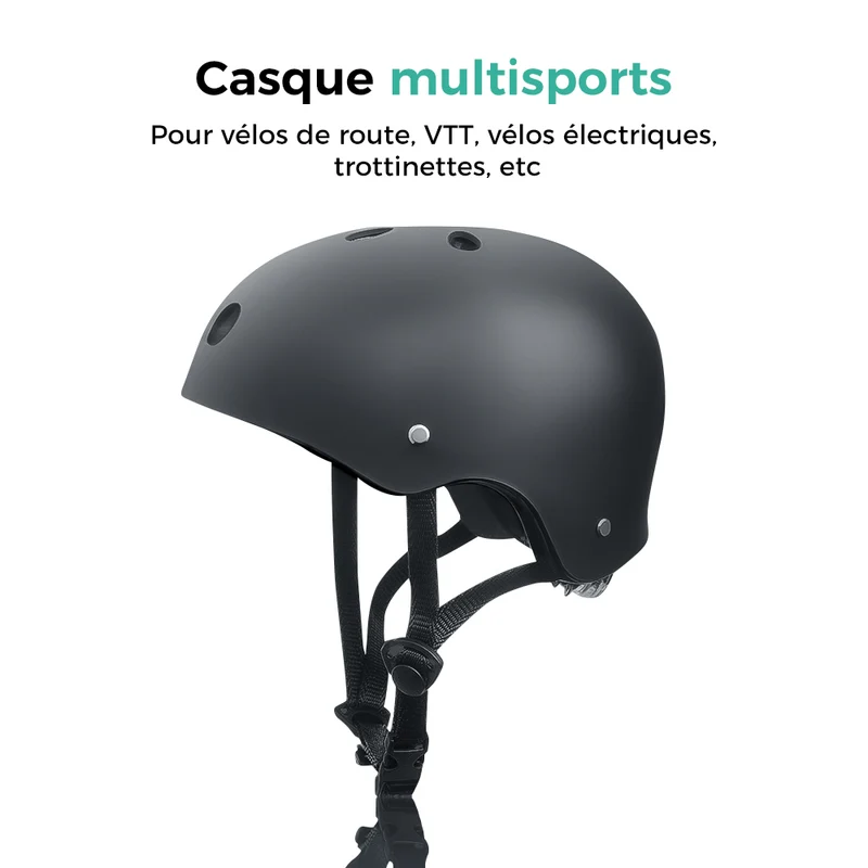 Trottinette électrique ou casque de vélo avec lumière