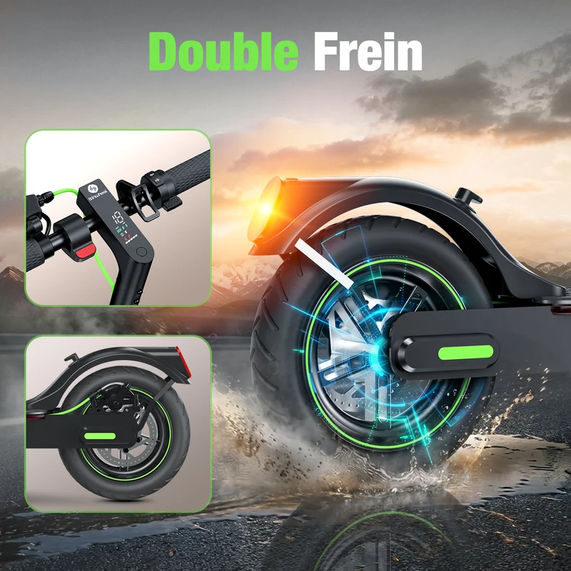isinwheel® S9/S9Pro Trottinette électrique 350W