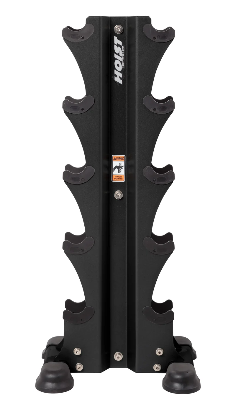 HOIST HF-5459-MB 5 Pair Vertical Dumbbell Rack