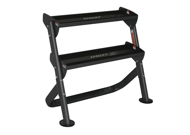HOIST HF-5461-36-MB 36" Dumbbell Rack (2 Tier)