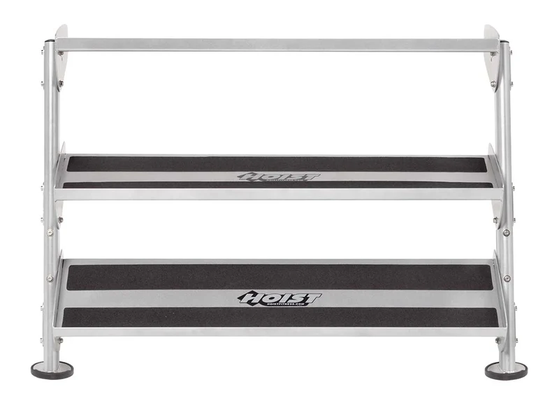 HOIST HF-5461-48-MB 48" Dumbbell Rack (With 3rd-Tier Option)