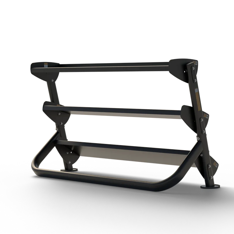 HOIST HF5461-60-MB 60" Dumbbell Rack (With 3rd-Tier Option)