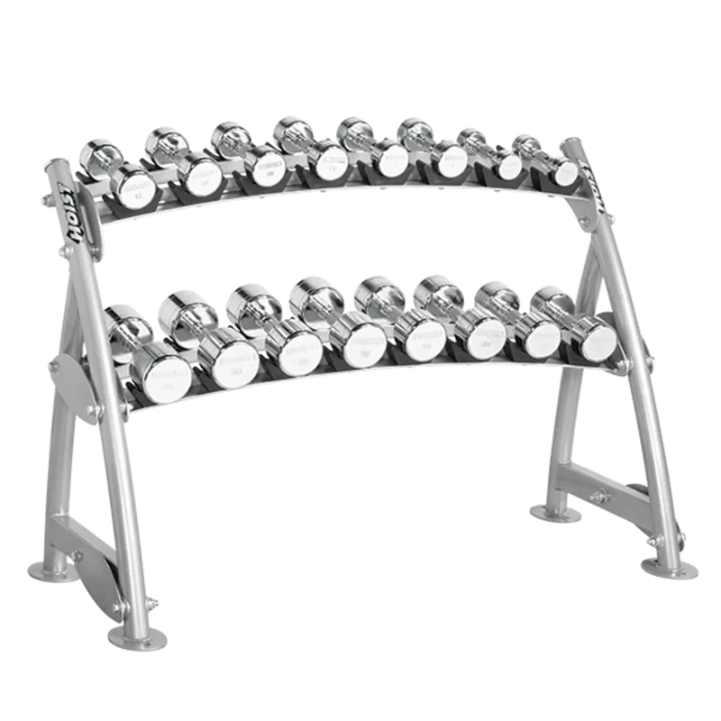 HOIST CF-3462-2 2-Tier Horizontal Beauty Bell Rack (8 Pairs)