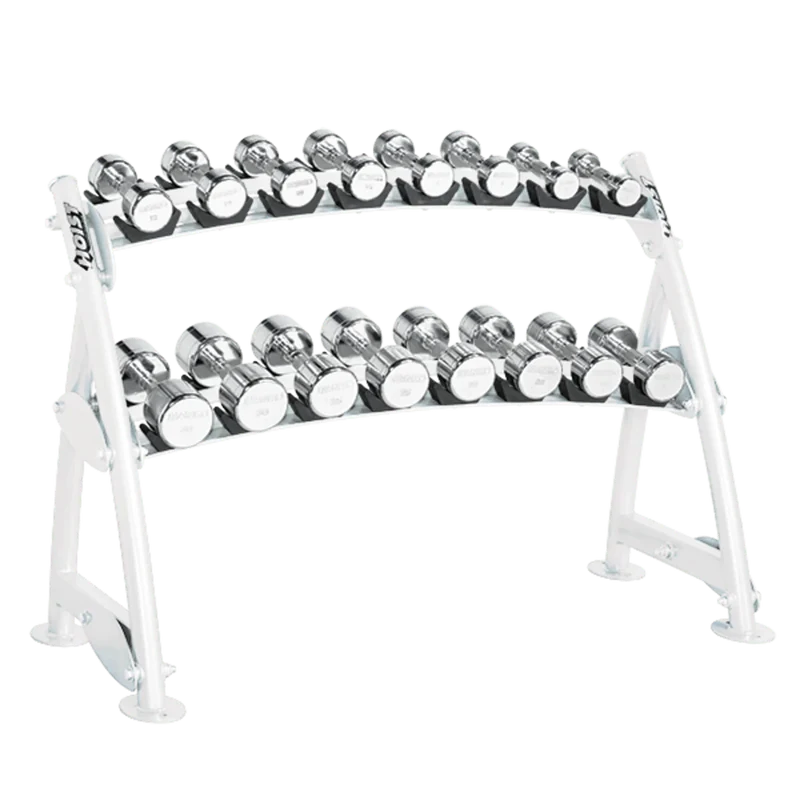 HOIST CF-3462-2 2-Tier Horizontal Beauty Bell Rack (8 Pairs)