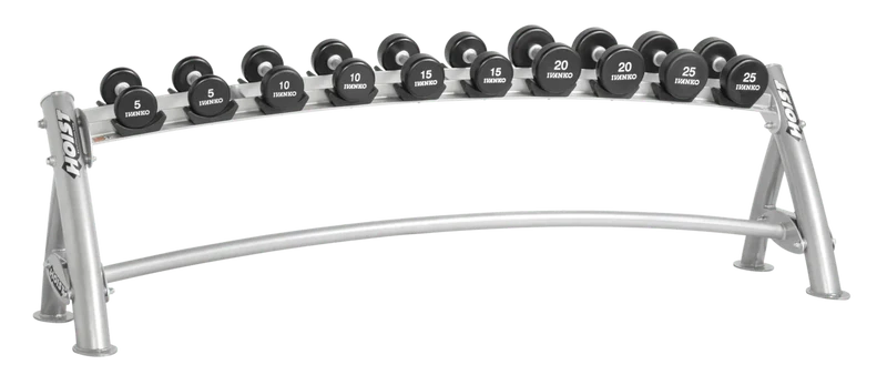 HOIST CF-3461-1 1-Tier Horizontal Dumbbell Rack (5 Pairs)