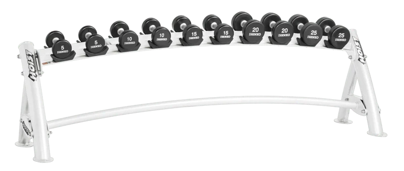 HOIST CF-3461-1 1-Tier Horizontal Dumbbell Rack (5 Pairs)