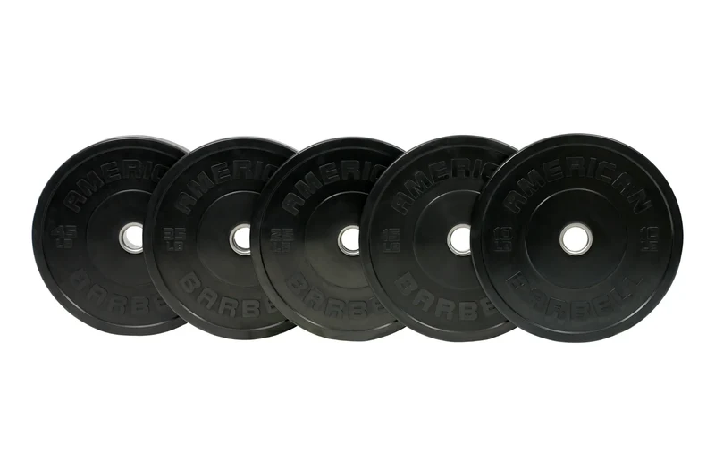 American Barbell Black KG Sport Bumper Plates