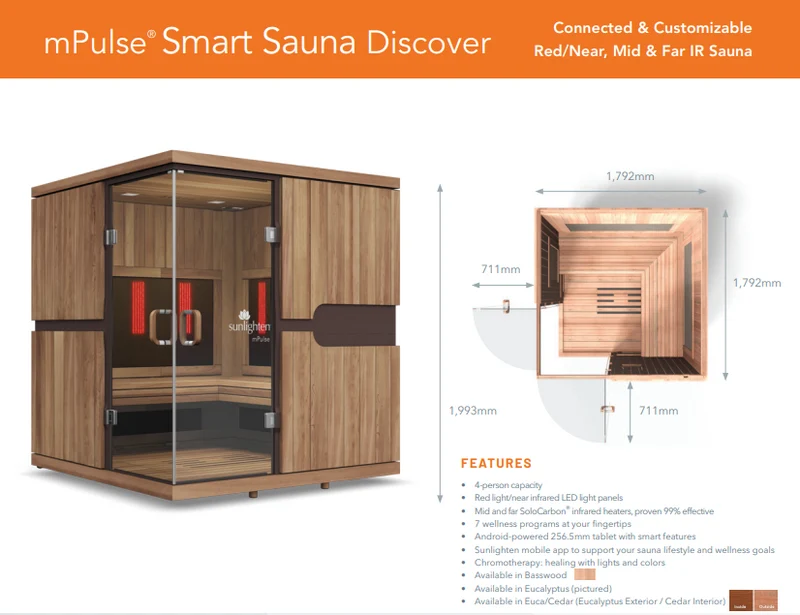 Sunlighten mPulse Infrared Sauna