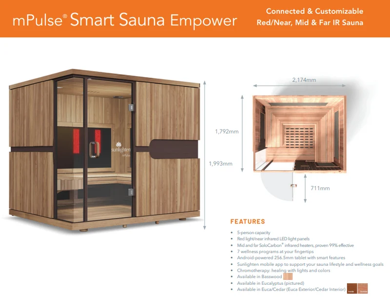 Sunlighten mPulse Infrared Sauna