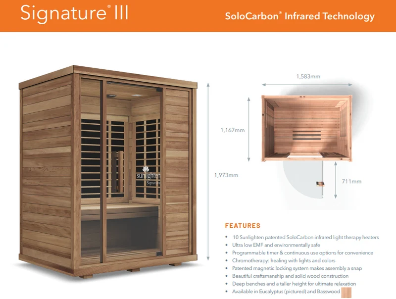 Sunlighten Signature Infrared Sauna