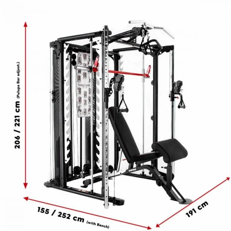 Inspire Fitness SCS Smith Cage System Package