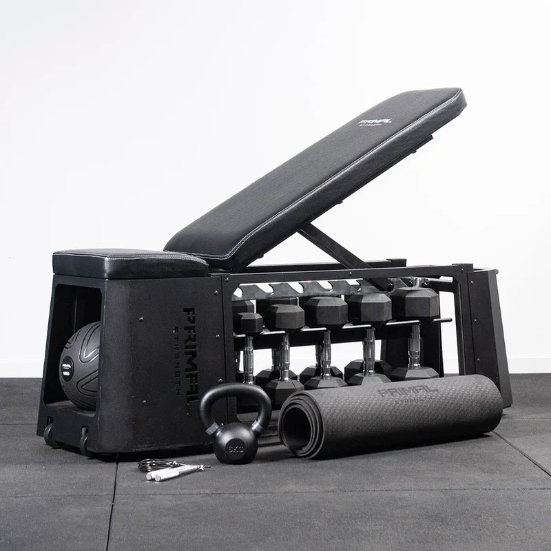 Primal Performance HIIT Gym Bench Package with Weights