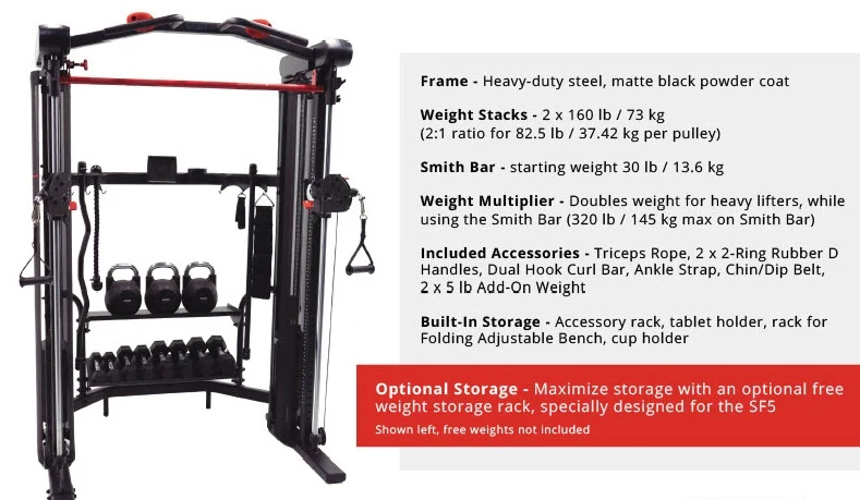 Inspire SF5 Smith Functional Trainer