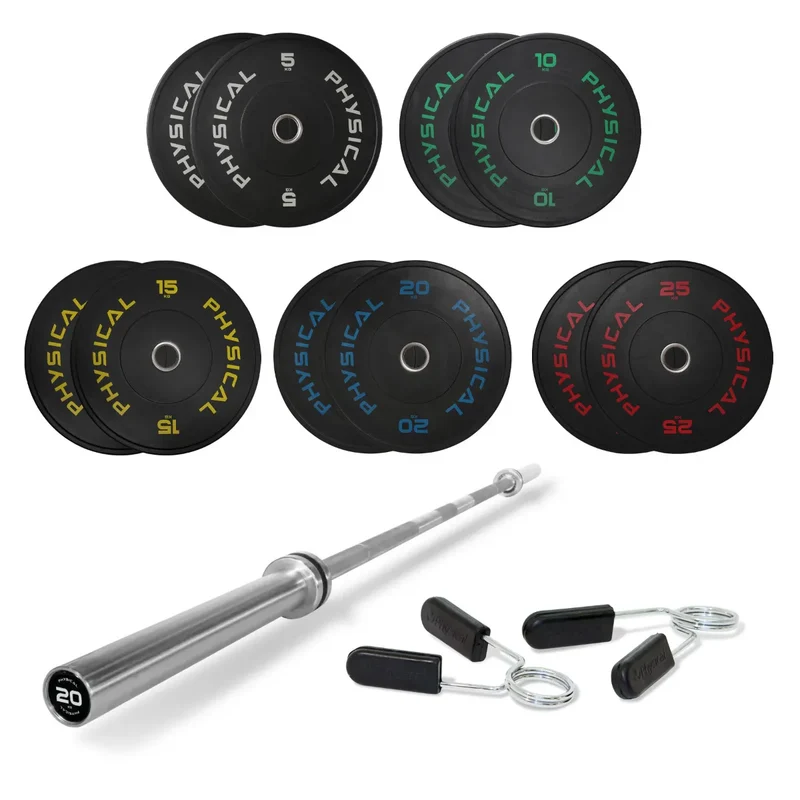 Physical Competition Bumper Plates Set (170Kg)