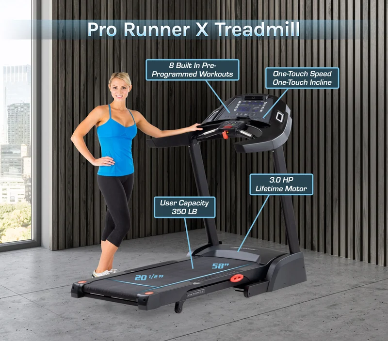 3G Cardio Pro Runner X Treadmill