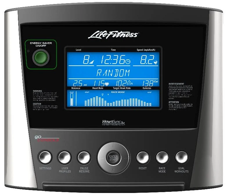 Life Fitness C1 Upright Bike with Go Console