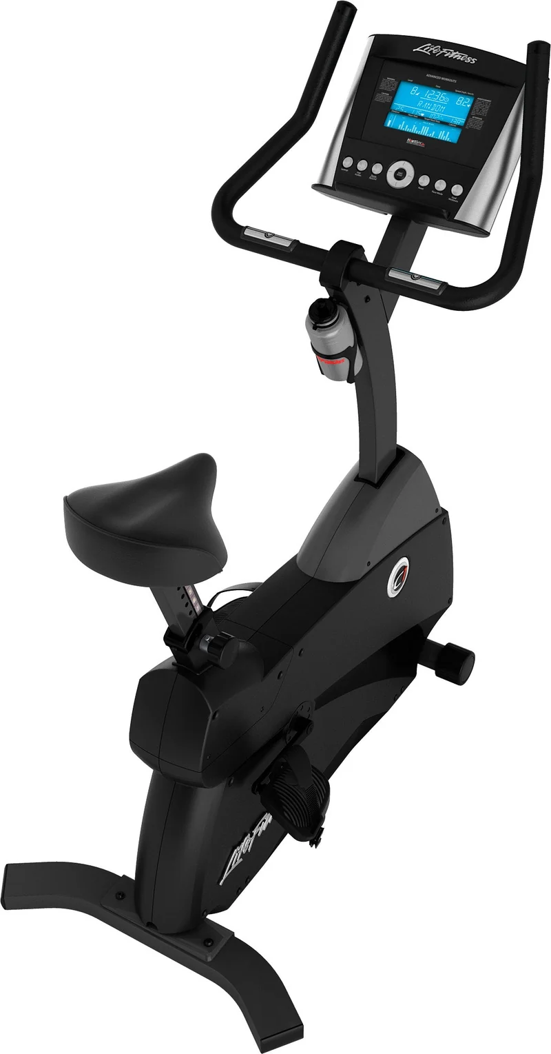 Life Fitness C1 Upright Bike with Go Console
