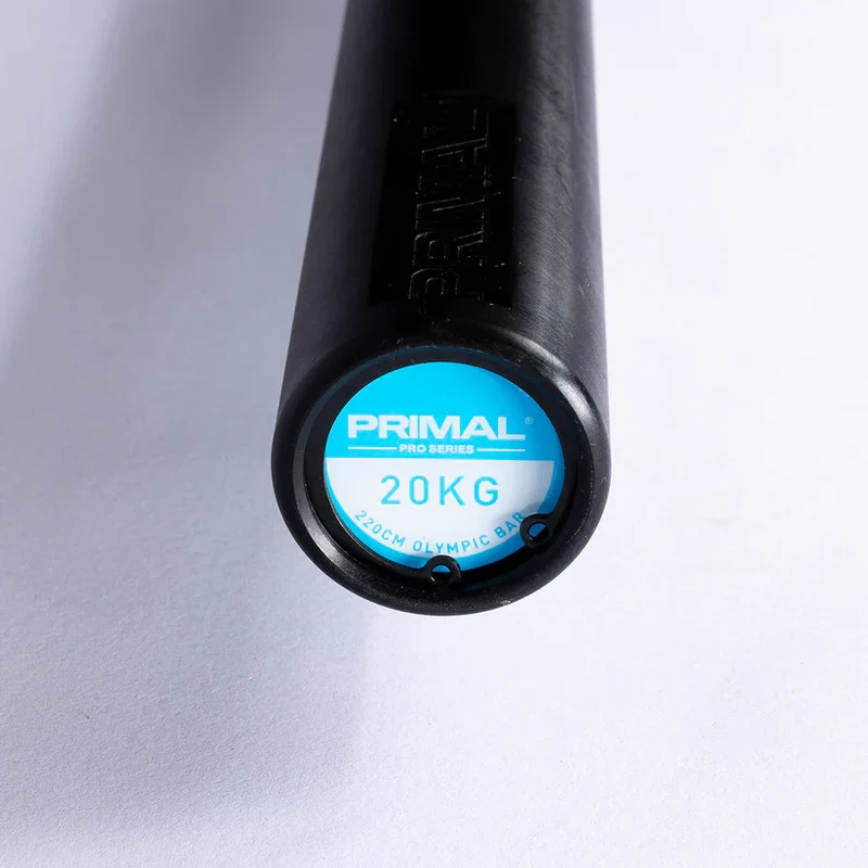 Primal Pro Series 8 Needle Dual Knurl 20kg Olympic Bar - Teflon Coating