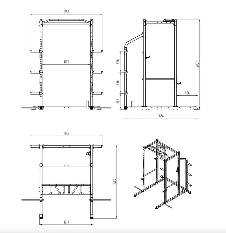Primal Personal Series Modular Power Rack