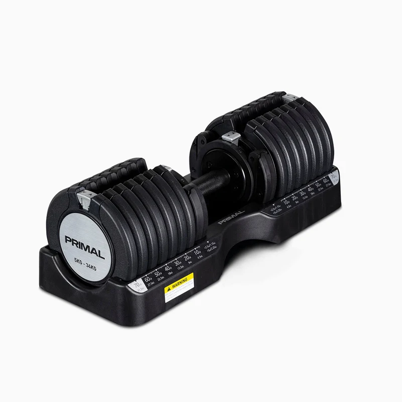 Primal Personal Series 5-34kg Adjustable Dumbbell