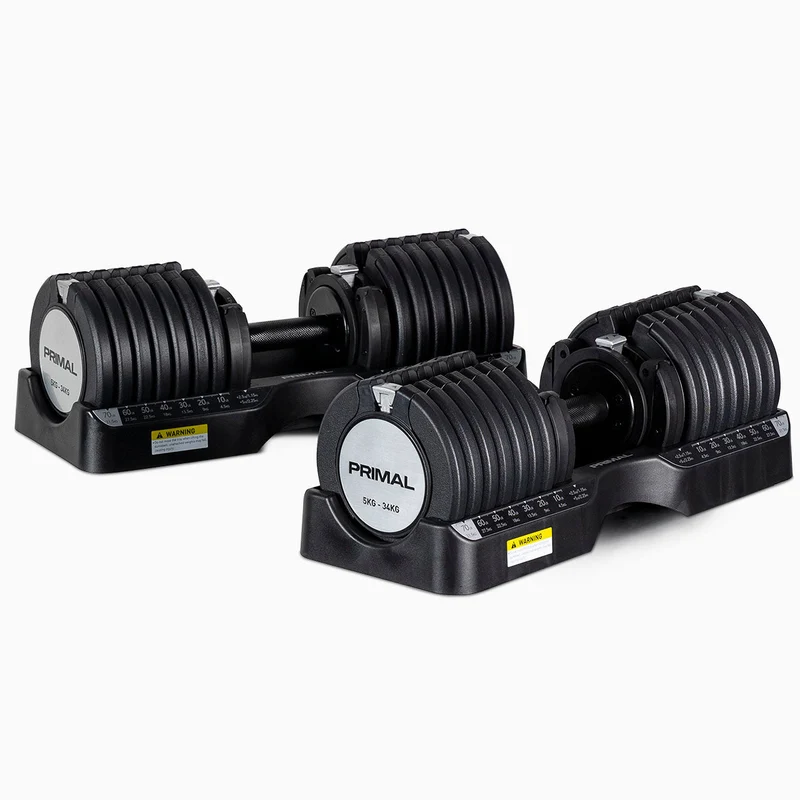 Primal Personal Series 5-34kg Adjustable Dumbbell