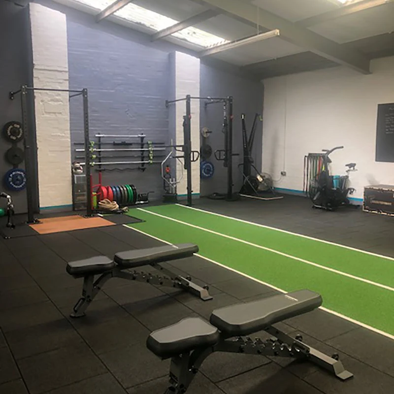 Primal Strength Green Astro Track White Lanes 2m x 12m